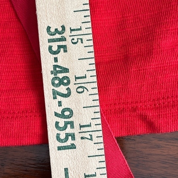 LOFT Knit Skirt Elastic Waist Pockets Red Size Small. EUC - Picture 8 of 8